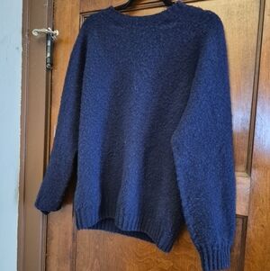 Mens Bosie Seamless Saddle Shoulder Shetland Sweater